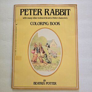 Peter Rabbit Coloring Book By Beatrix Potter Vintage 1987 Wanderer Books